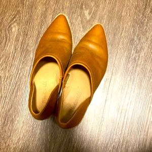 Madewell size 6 shoes leather mule bootie